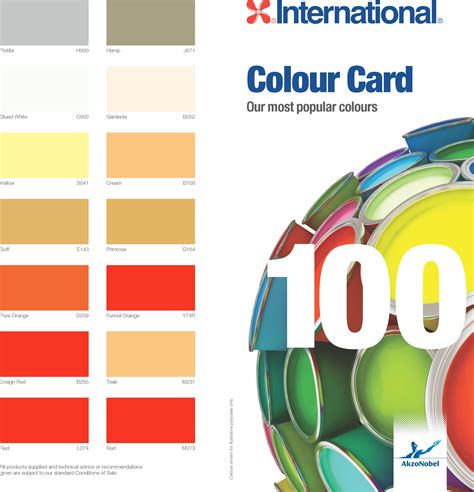 International Color Chart