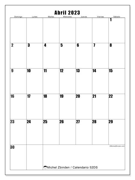 Calendario Abril De 2023 Para Imprimir “49ds” Michel Zbinden Gt