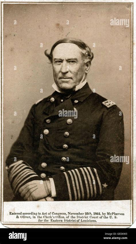 Admiral David Farragut 1864 By Mcpherson And Oliver Stock Photo Alamy