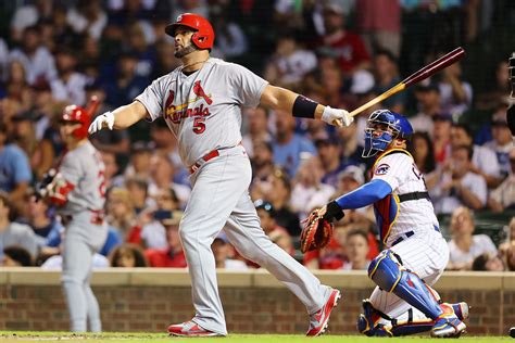 Watch St Louis Cardinals Slugger Albert Pujols Hits Hr 698 In Chase