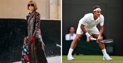 La Curiosa Amistad De Anna Wintour Y Roger Federer Y El Homenaje De La