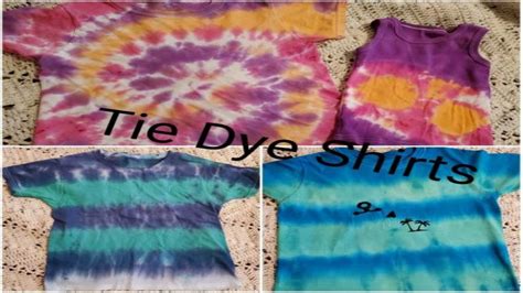 How To Tie Dye Stripe Method Youtube