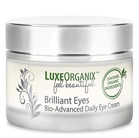 Under eyes treatment relieves dark circles and puffiness. LuxeOrganix Natural Under Eye Cream for Dark Circles and ...