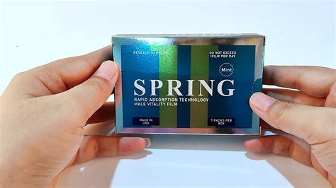Wholesale Packaging Sex Drive Men Mint Film Slice Male Sexual Enhancement Candy Film Luxury T