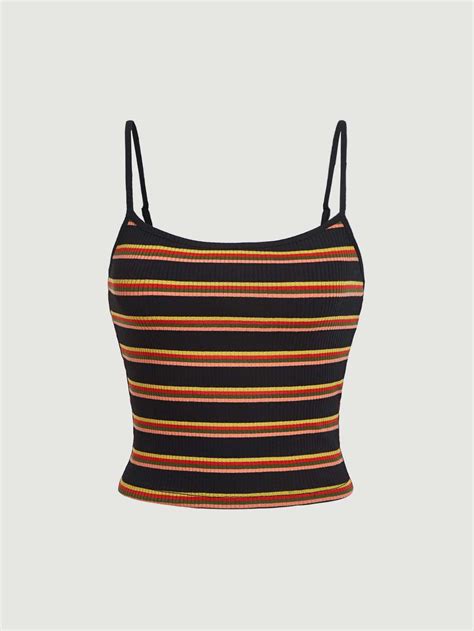 striped cami top striped cami tops cami tops stripe crop top outfit