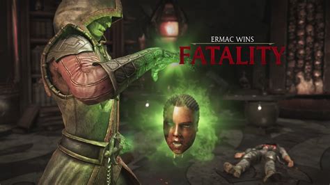 Mortal Kombat X Ermac Fatality All Ermac Fatalities Youtube