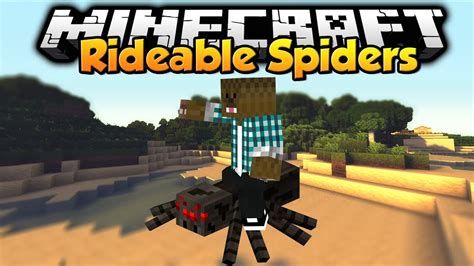Minecraft Mod Showcase Rideable Spiders YouTube