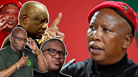 Julius Malema Talks About Jacob Zuma And The Anc Youtube