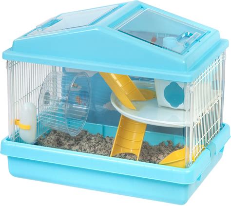 Iris Deluxe Hamster Cage Blue 2 Tier