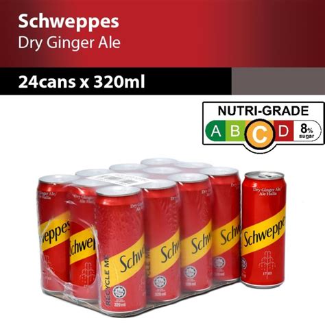 Schweppes Dry Ginger Ale 24 Cans X 320ml Lazada Singapore