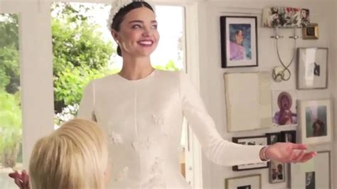 Miranda Kerr Looks Sensational In Beautiful Custom Dior Wedding Dress As First Pictures From