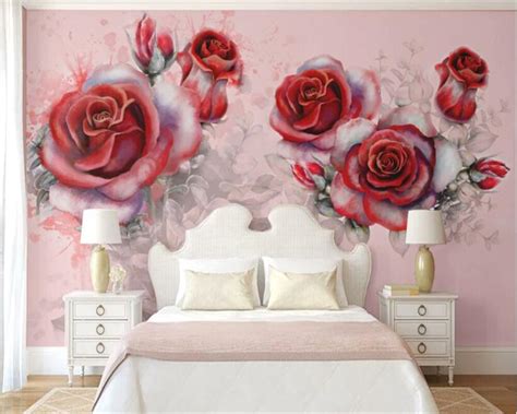 Beibehang 3d Three Dimensional Hand Painted L Stereo Painting Wall