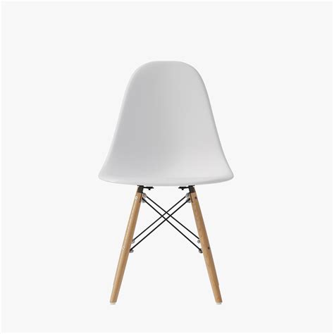 Eames Molded Plastic Side Chair Dowel Base 3d Model 20 Max Obj
