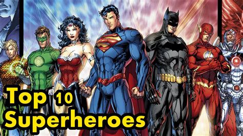 Top 10 Marvel And Dc Superheroes Youtube
