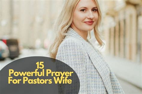 15 Powerful Prayer For Pastors Wife