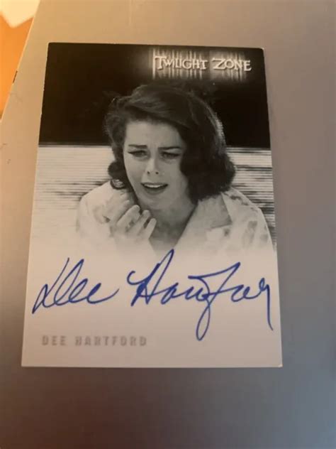 Twilight Zone Dee Hartford Autograph Card A 106 £2350 Picclick Uk