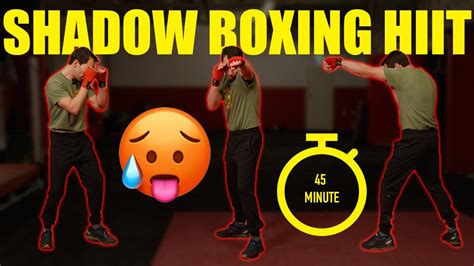 KILLER SHADOW BOXING WORKOUT Minute Intense Home HIIT No Equipment Needed YouTube