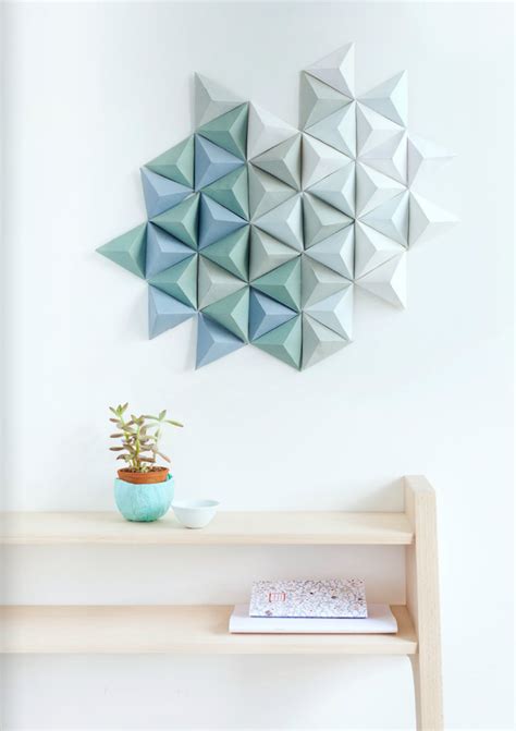 Love The Wall Art Ive Got To Recreate That With Origami Somewhere In