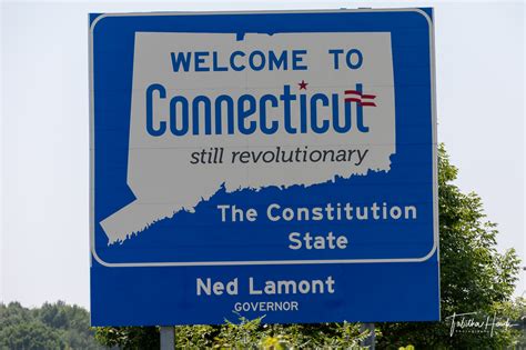 Connecticut State Welcome Sign Nashville Travel Photographer And Solo