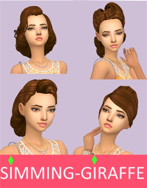 Pin By Grace Persall On Sims 4 Cc Sims Hair Sims 4 Decades Challenge