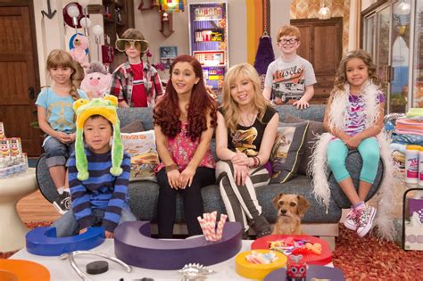 In sam & cat, he guest starred as dilben in #newgoat. Image - Sam and Cat with Opee and the kids they babysat ...