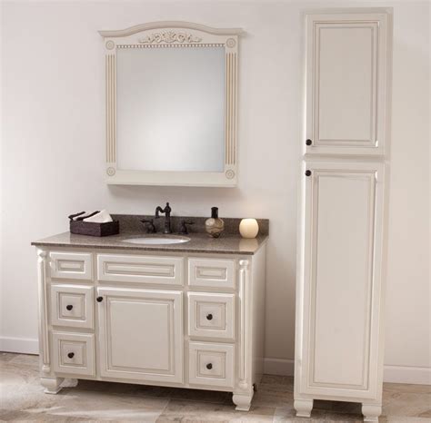 Vanities can be completed within a day or two, usually. white bathroom vanity | Athenian White Rta Bathroom ...