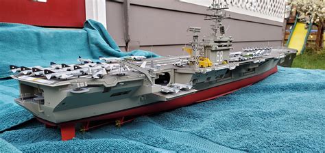 Uss Nimitz Cvn Aircraft Carrier Plastic Model Military Ship