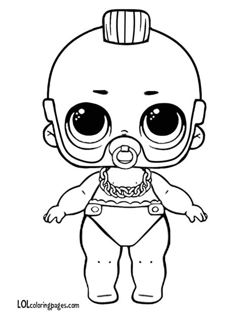 Lil T Custom Lol Doll Coloring Page Coloring Pages Dinosaur Coloring
