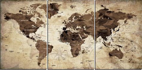 World Map,World Map Vintage,Vintage Map Art,World Map Wall Art,World Map Canvas Art,World Map 