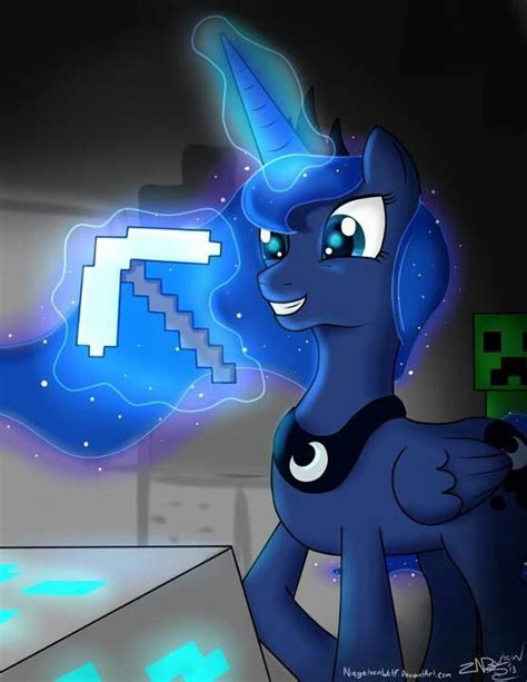 Lets Play Some Minecraft Princess Luna My Little Pony