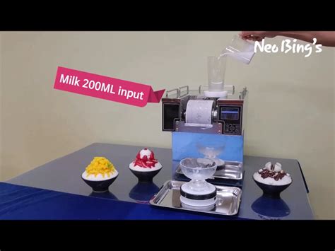 Neobings 2020 New Air Cooled Snowflake Ice Bingsu Machine Kakigori Machine Ns 250a Korea Buy