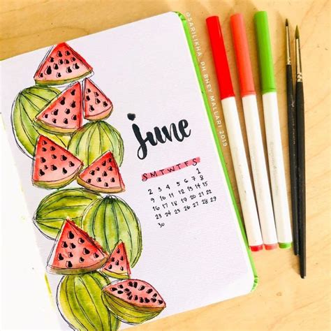 Summer Bullet Journal Cover Page Ideas Artofit
