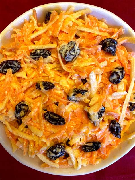 It is an easy dish with an simmer until potatoes are tender but not mushy, 8 to 10 minutes. Carrot Apple Raisin Salad - Melanie Cooks