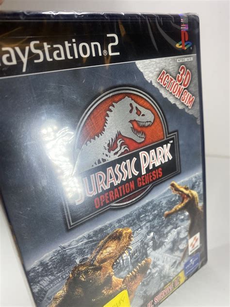 Jurassic Park Operation Genesis Playstation 2 Ps2 2003 Factory