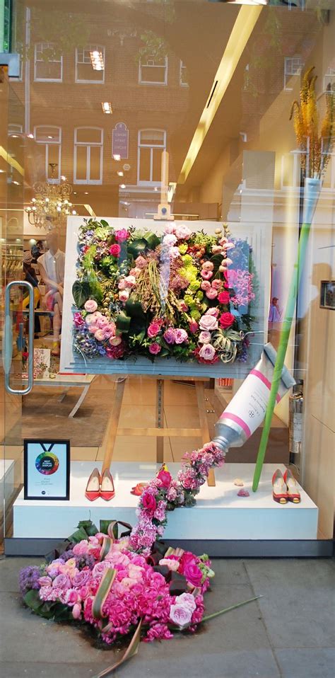 Flower Display Design Store Window Displays Flower Shop