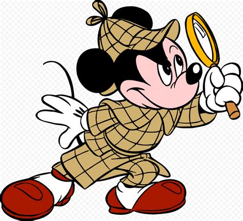 Mickey Mouse Sherlock Holmes Detective Hd Png Citypng
