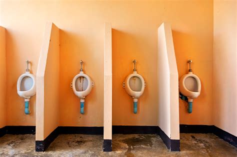 Dirty Public Toilet For Male Stock Photo Download Image Now