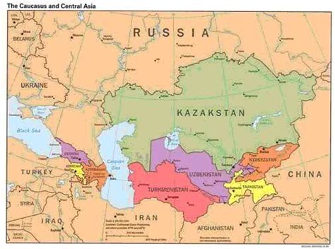 Kazakistan Haritas Lke Haritalar Uydu Harita
