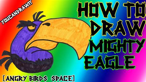 Print off the following two pages onto cardstock and then. How To Draw Mighty Eagle Bird from Angry Birds Space ...