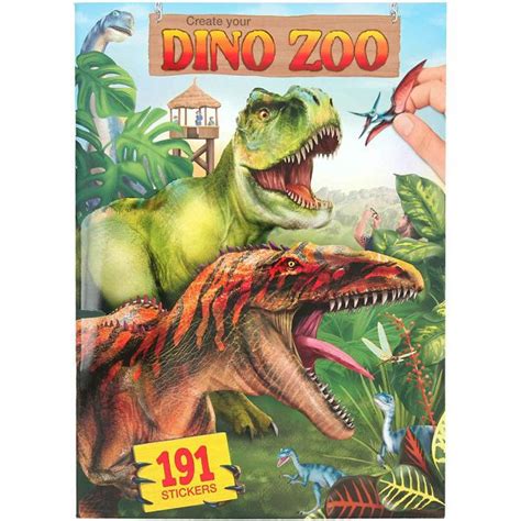 Dino World Bojanka S Naljepnicama Dino Zoo Nil Papir