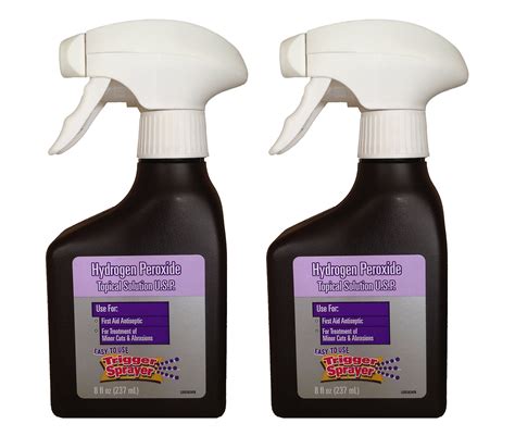Hydrogen Peroxide 3 Topical Solution Usp Bundle Of Two 8