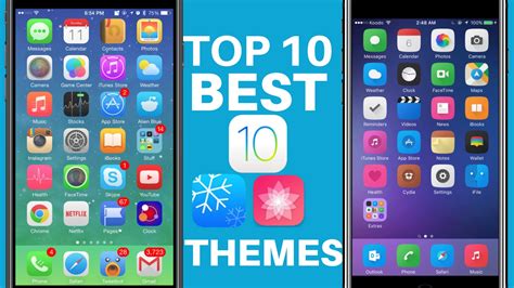 Top 10 Cydia Themes For Ios 102 Anemone And Winterboard Youtube