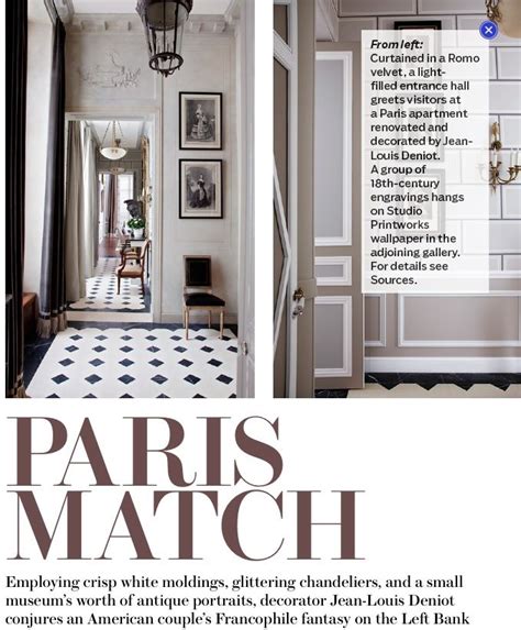 Paris Flat By Jean Louis Deniot Architectural Digest Magazine