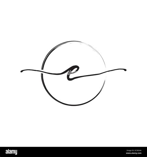 Calligraphy Letter E Lowercase