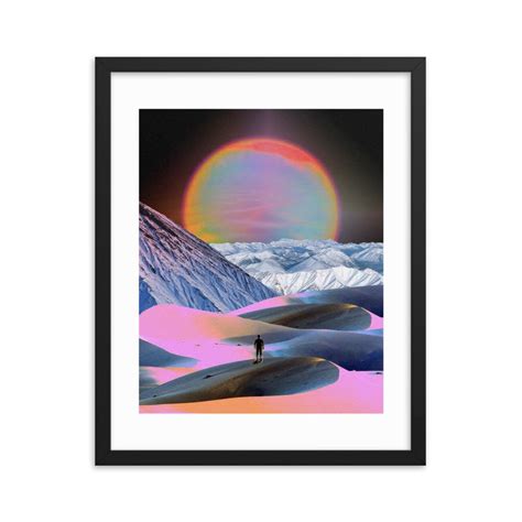 Solitude Is Bliss Framed Poster Etsy