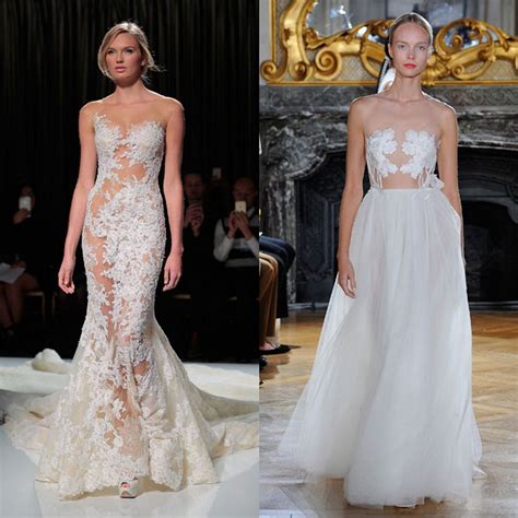 Das brautkleid stellt für die meisten damen eines der wichtigsten kleidungsstücke in ihrem leben dar. Brautkleider Trends 2016: Transparenz | Brautkleider ...