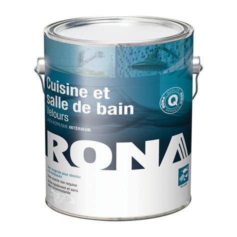Peinture Pour Cuisine Et Salle De Bains Rona Fini Velours 36 L Base