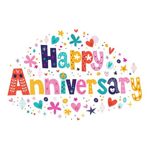 Lovely Colourful Anniversary Ecard Send A Charity Card Birthday