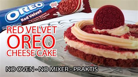 Resep red velvet cookies, bisa jadi ide snack untuk dijual. Resep Red Velvet Oreo Cheese Cake - YouTube