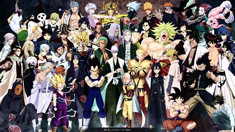 Epic Anime Crossover Hd Wallpaper